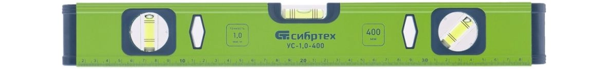 Уровень строительный 400 мм 3 глазка Сибртех, цена - купить в интернет-магазине в Москве и МО.!