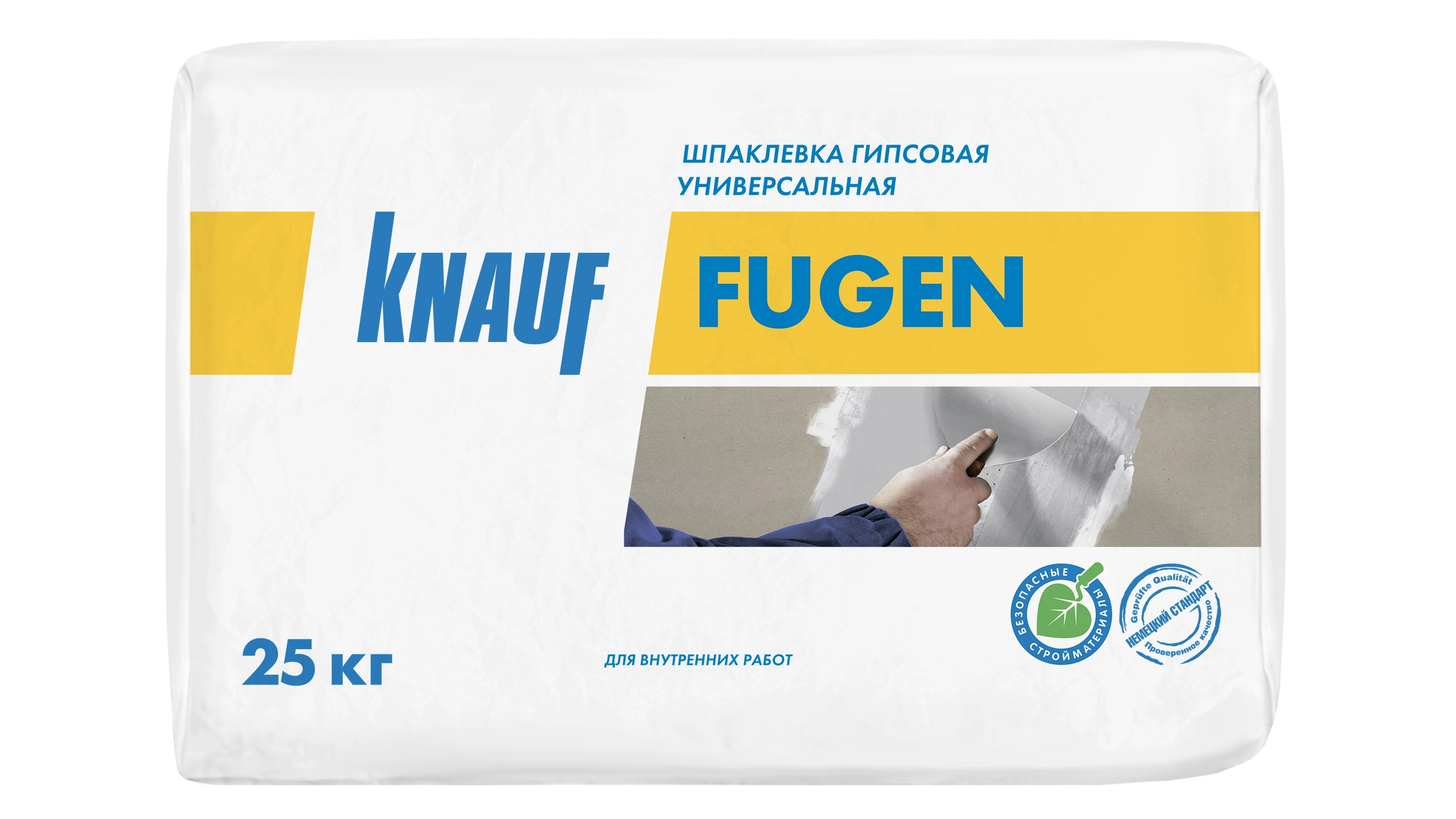 Шпаклевка гипсовая Knauf Фуген 25 кг, цена - купить в интернет-магазине в Москве и МО.!