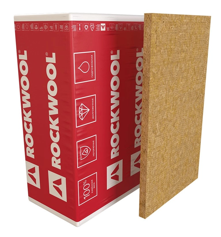 Rockwool Венти Баттс Оптима 1000х600х50 мм, цена - купить в интернет-магазине в Москве и МО.!