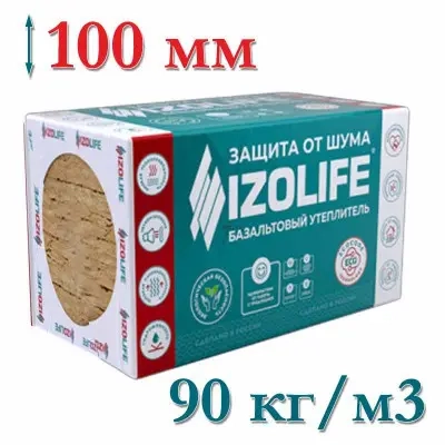 Утеплитель Изолайф IZOLIFE ФАС КОТТЕДЖ 1200х600х100 мм 3пл/уп, цена - купить в интернет-магазине в Москве и МО.!