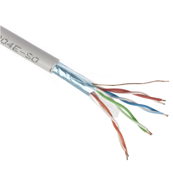 Кабель FTP 4pr 24AWG cat.5e CU, цена - купить в интернет-магазине в Москве и МО.!