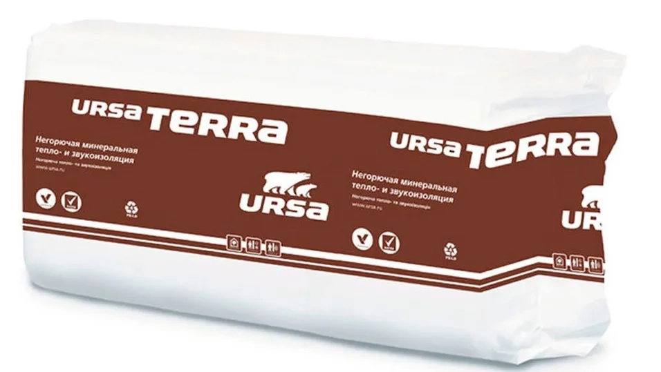 URSA Терра 37 PN  1200х610х50 мм, цена - купить в интернет-магазине в Москве и МО.!