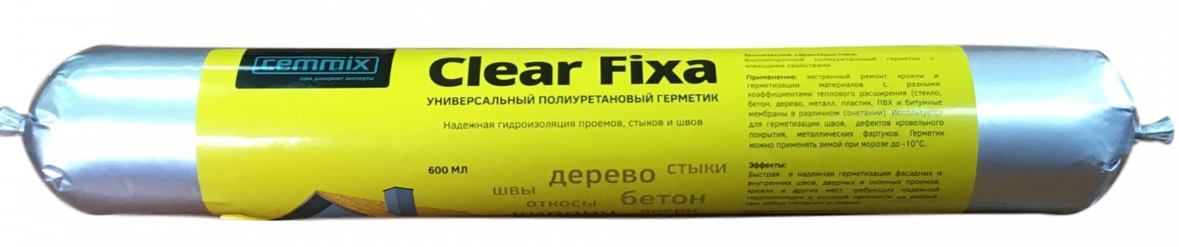 Герметик для швов Clear Fixa 600 мл, цена - купить в интернет-магазине в Москве и МО.!