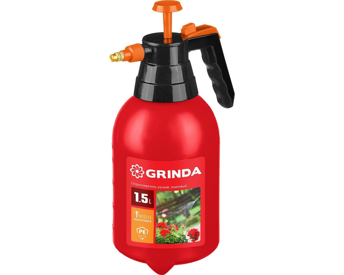 Опрыскиватель ручной 1,5 л GRINDA, цена - купить в интернет-магазине в Москве и МО.!
