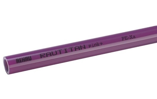 Rehau Rautitan Pink+ 25х3.5 мм. труба для отопления в бухте 50 м., цена - купить в интернет-магазине в Москве и МО.!