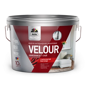 Dufa Premium Velour для стен и потолков глубокоматовая, Бесцветный, цена - купить в интернет-магазине в Москве и МО.!