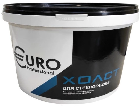 Клей для стеклообоев Гермес (Germes) EURO холст 10л, цена - купить в интернет-магазине в Москве и МО.!