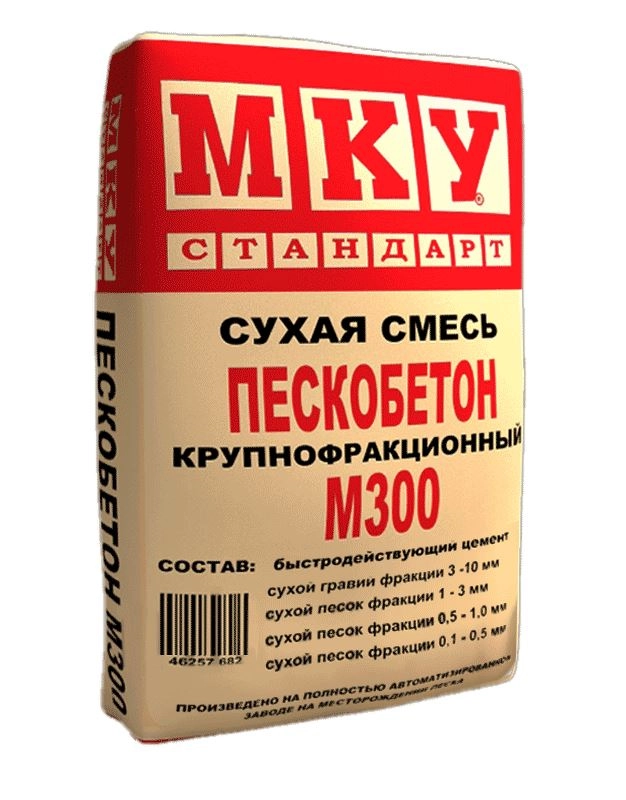 Пескобетон МКУ М-300 40 кг, цена - купить в интернет-магазине в Москве и МО.!