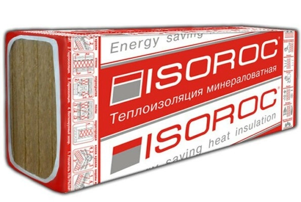 Базальтовая вата Isoroc Изорок ПП-60 1000x600x100 мм, цена - купить в интернет-магазине в Москве и МО.!