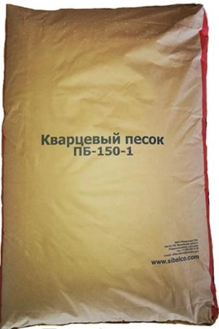 Песок кварцевый ПБ-150-1 50 кг, цена - купить в интернет-магазине в Москве и МО.!