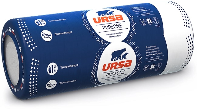 URSA PureOne 37 RN 10000х1200х50 мм, цена - купить в интернет-магазине в Москве и МО.!