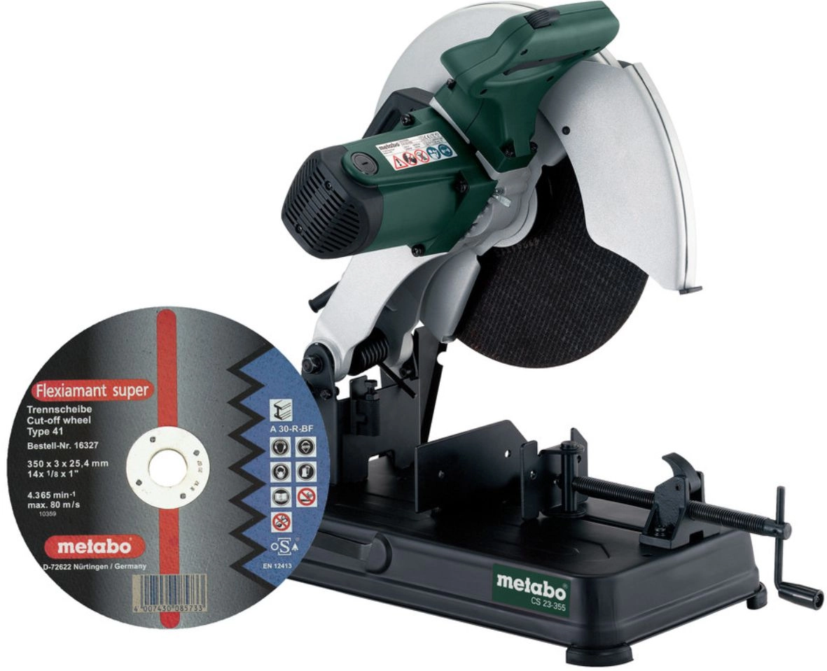 Монтажная пила Metabo CS 23-355 2300Вт, 355х25,4мм, цена - купить в интернет-магазине в Москве и МО.!