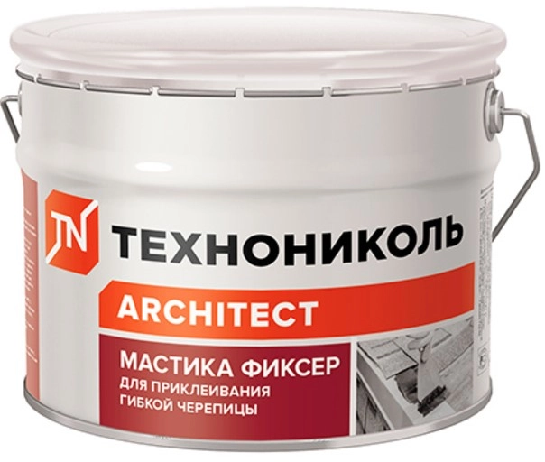 Мастика для гибкой черепицы Технониколь Architect Фиксер №23 3,6 кг, цена - купить в интернет-магазине в Москве и МО.!