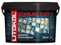 Затирка STARLIKE EVO S.105 BIANCO TITANIO эпоксидная 2.5 кг, цена - купить в интернет-магазине в Москве и МО.!