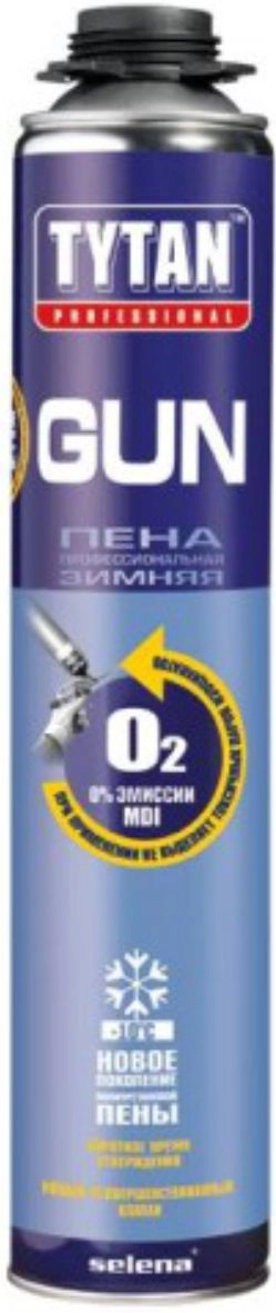 Пена TYTAN GUN профи зимняя 750 мл, цена - купить в интернет-магазине в Москве и МО.!