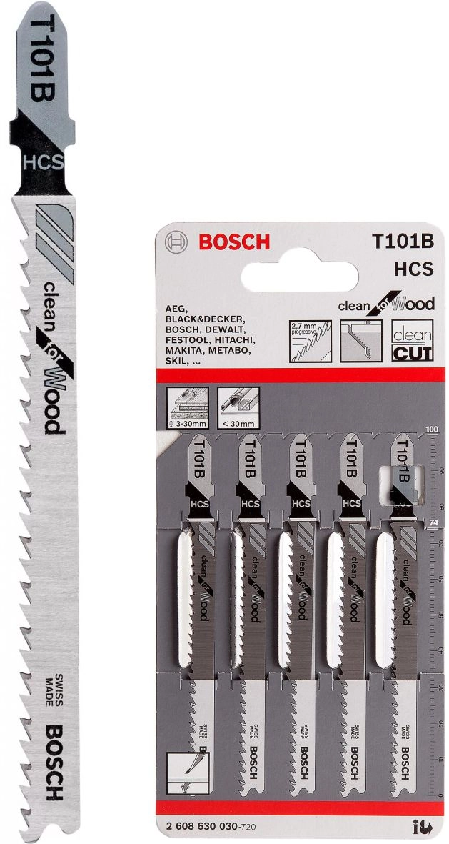 Пилки для лобзика T101B, цена - купить в интернет-магазине в Москве и МО.!