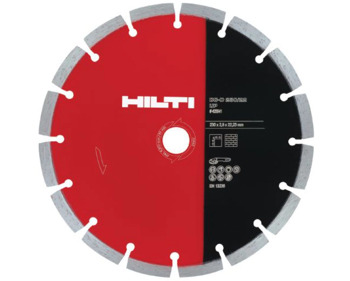 Диск алмазный сегментный по бетону 230х22.23 мм HILTI, цена - купить в интернет-магазине в Москве и МО.!