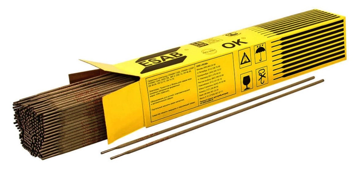 Электроды ESAB OK 46.00 3 мм (5,3 кг/уп), цена - купить в интернет-магазине в Москве и МО.!
