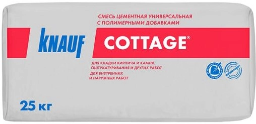 Смесь кладочная Кнауф Коттедж 25 кг, цена - купить в интернет-магазине в Москве и МО.!
