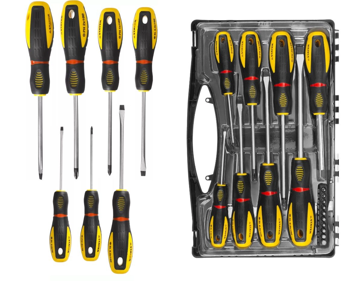Набор отвёрток ProTech Stayer 7 шт, цена - купить в интернет-магазине в Москве и МО.!