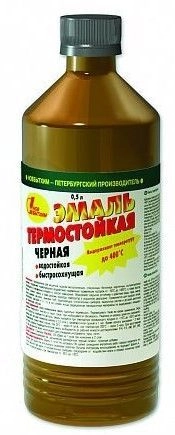 Новбытхим Эмаль термостойкая серебристая 0.5л, цена - купить в интернет-магазине в Москве и МО.!