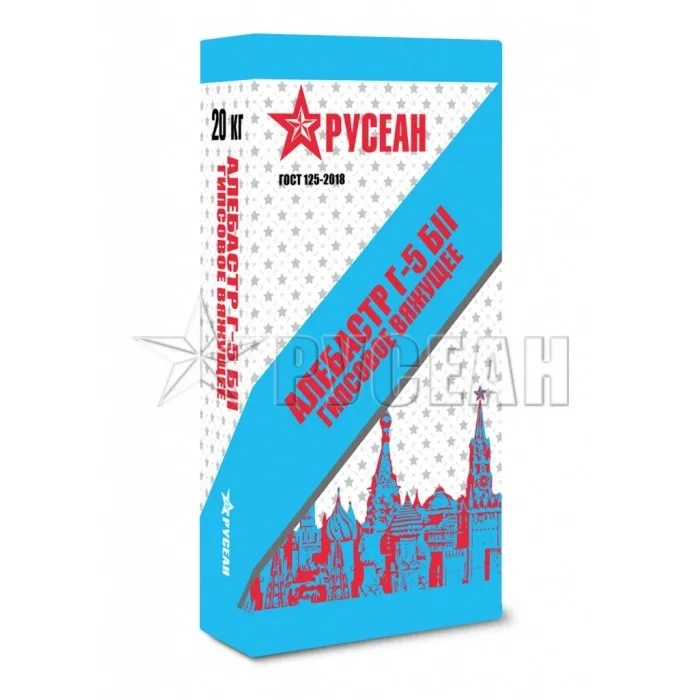 Алебастр Русеан 20кг, цена - купить в интернет-магазине в Москве и МО.!