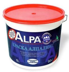 Alpa Alpalux для стен и потолков акриловая матовая, Белый, цена - купить в интернет-магазине в Москве и МО.!