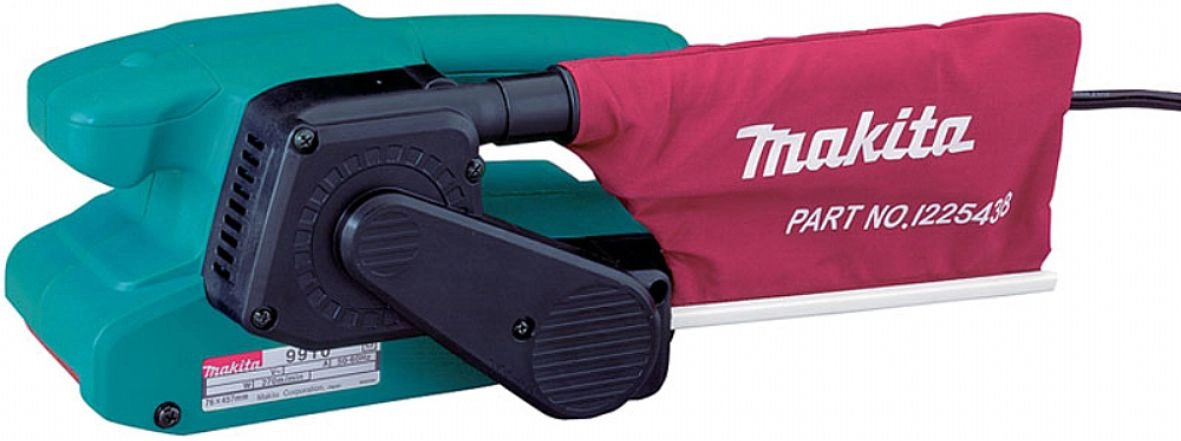 Шлифмашина ленточная Makita 9910, цена - купить в интернет-магазине в Москве и МО.!