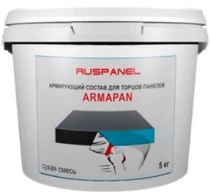 Армирующий состав для торцов панелей Ruspanel Armapan 5 кг, цена - купить в интернет-магазине в Москве и МО.!