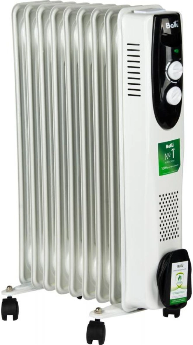 Масляный радиатор Ballu BOH/CL-09WRN 2000 2кВт 9 секций, цена - купить в интернет-магазине в Москве и МО.!