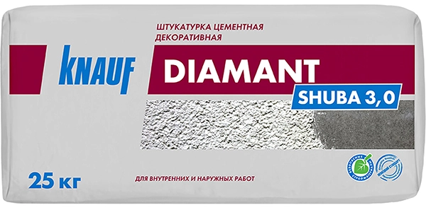 Штукатурка декоративная Knauf Диамант Шуба 3 мм 25 кг, цена - купить в интернет-магазине в Москве и МО.!