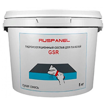 Гидроизоляция Ruspanel для панелей GSR 5 кг, цена - купить в интернет-магазине в Москве и МО.!