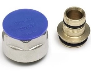 Rehau Rautitan Pink/Flex 16х2.2x3/4" резьбозажимное соединение, цена - купить в интернет-магазине в Москве и МО.!