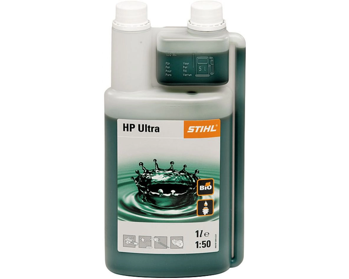 Масло для двухтактных двигателей STIHL HP Ultra с дозатором 1л, цена - купить в интернет-магазине в Москве и МО.!