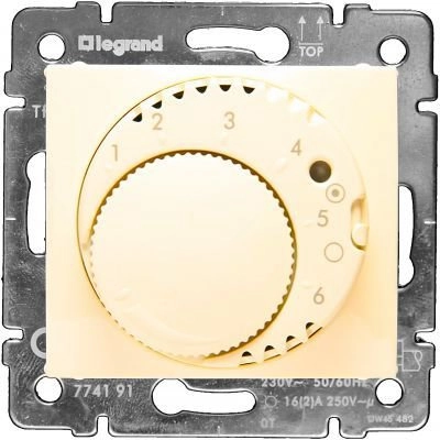 Термостат тёплого пола Legrand Valena слоновая кость, цена - купить в интернет-магазине в Москве и МО.!