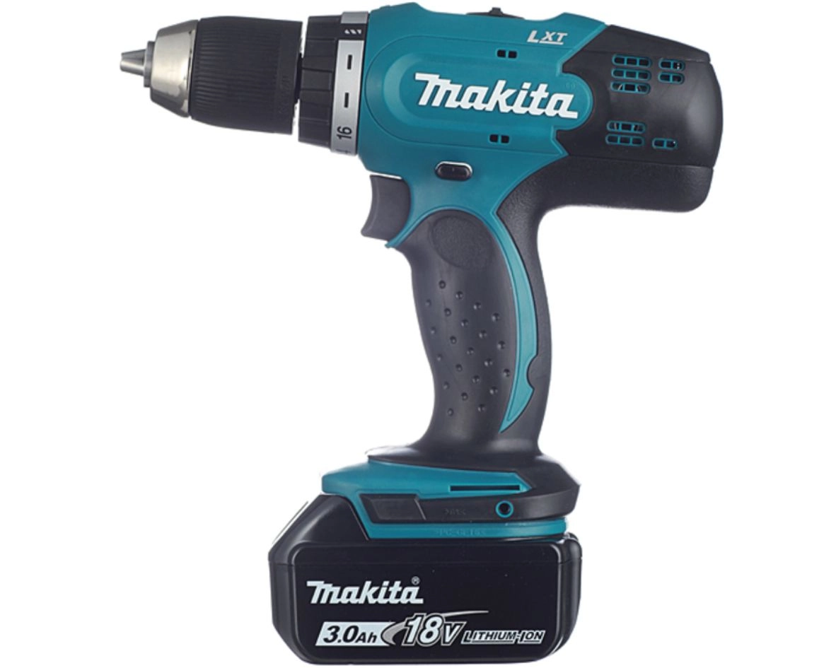 Дрель-шуруповерт аккумуляторная Makita DDF453RFE, 18В  2х3 Ач, цена - купить в интернет-магазине в Москве и МО.!