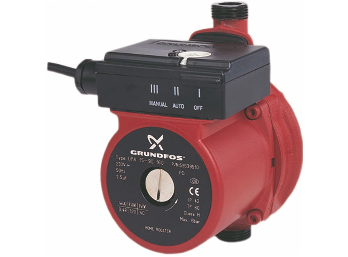 Насос повышающий Grundfos UPA15-90, цена - купить в интернет-магазине в Москве и МО.!