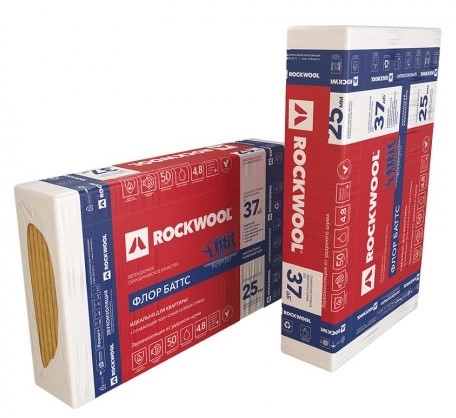 Rockwool Флор Баттс 1000х600х25 мм, цена - купить в интернет-магазине в Москве и МО.!