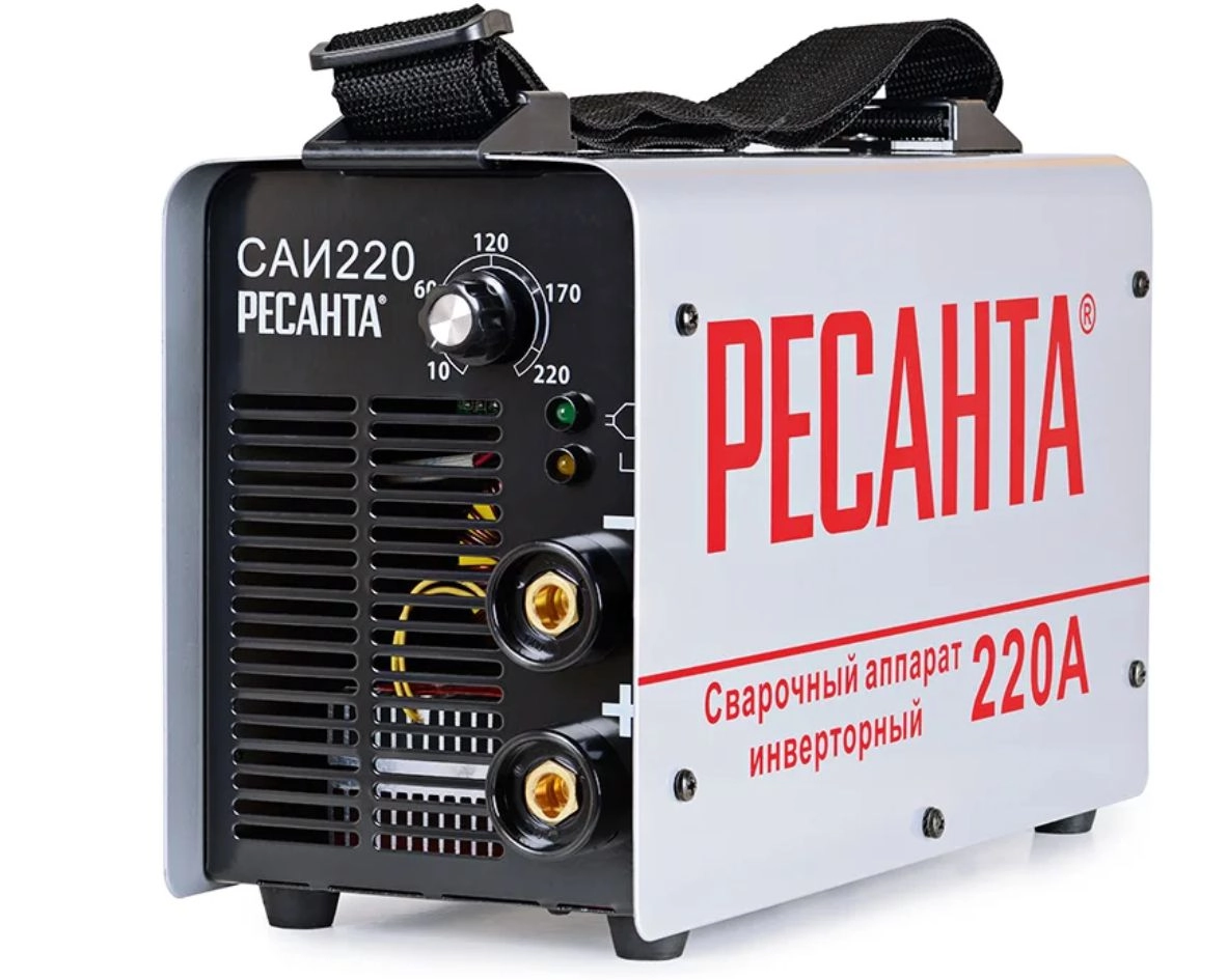 Инверторный сварочный аппарат Ресанта САИ-220, цена - купить в интернет-магазине в Москве и МО.!