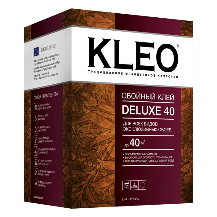 Клей для обоев Kleo Deluxe 35 м², цена - купить в интернет-магазине в Москве и МО.!