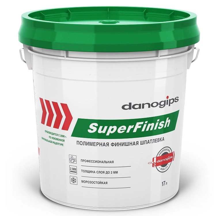 Шпатлевка универсальная Danogips SuperFinish 28 кг, цена - купить в интернет-магазине в Москве и МО.!