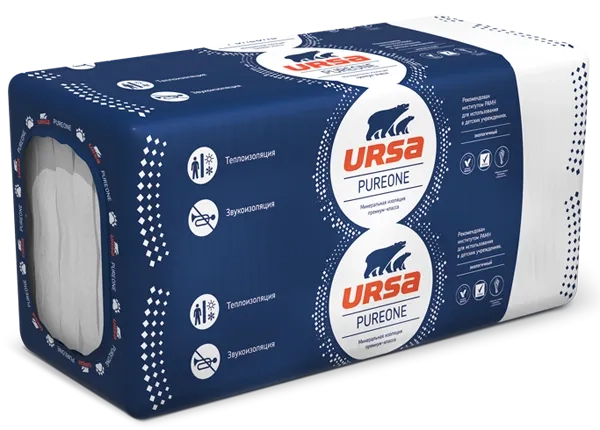 URSA PureOne 34 PN 1200х600х100 мм, цена - купить в интернет-магазине в Москве и МО.!