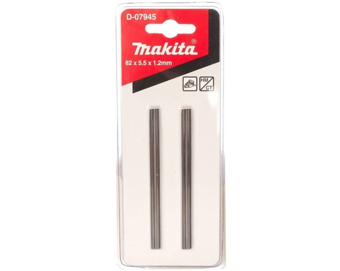 Ножи для рубанка 82мм 2шт/уп Makita D-07945, цена - купить в интернет-магазине в Москве и МО.!