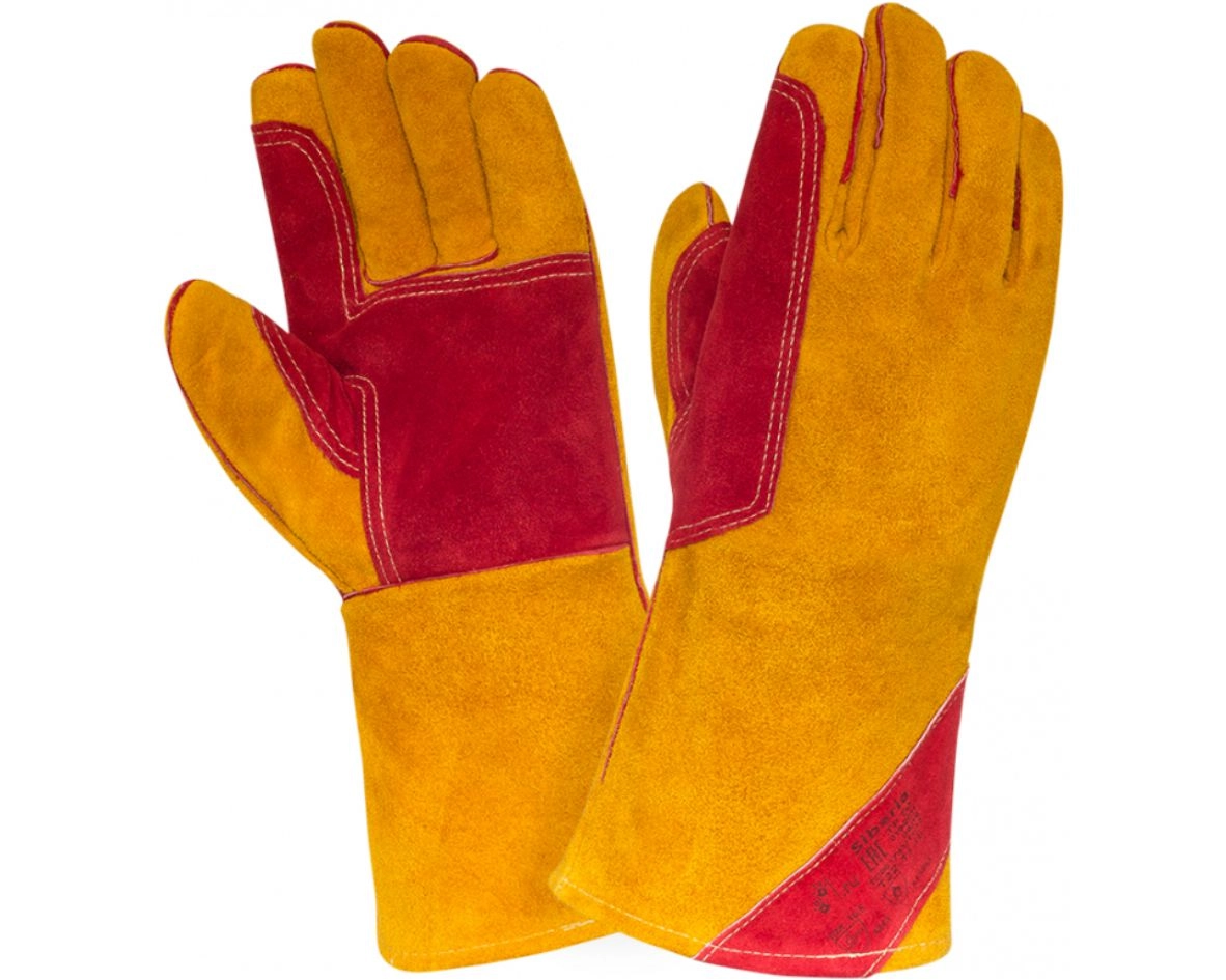 Краги сварщика 2Hands швы Kevlar Т22-11-ru Siberia, цена - купить в интернет-магазине в Москве и МО.!