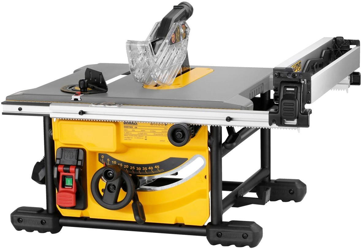 Настольная пила DeWalt DWE7485-QS 1850 Вт, 210х30 мм, цена - купить в интернет-магазине в Москве и МО.!