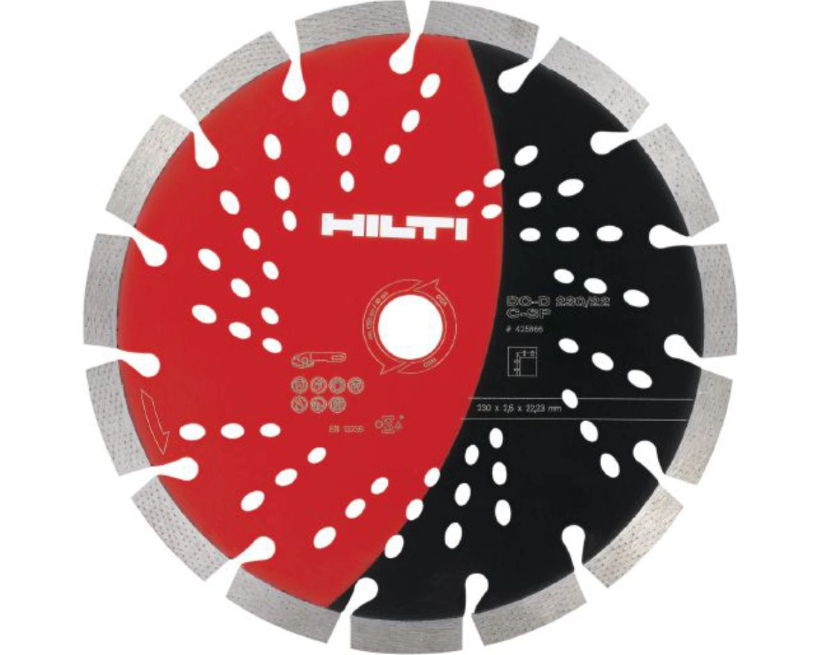 Диск алмазный сегментный по железобетону 230х22.23 мм HILTI, цена - купить в интернет-магазине в Москве и МО.!