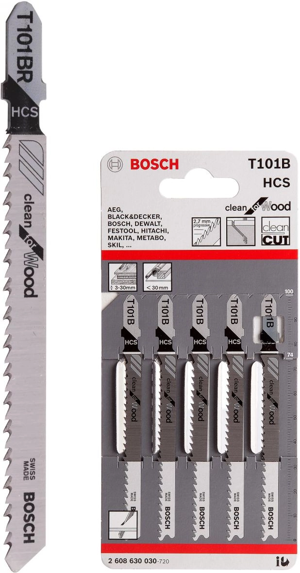 Пилки для лобзика T101BR, цена - купить в интернет-магазине в Москве и МО.!