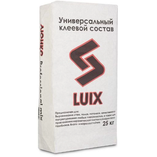 Клей плиточный Русеан Люикс (Luix) 25кг, цена - купить в интернет-магазине в Москве и МО.!