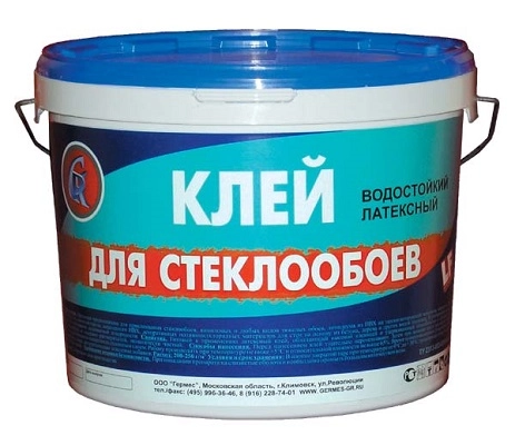Клей для стеклообоев Гермес (Germes) 10л, цена - купить в интернет-магазине в Москве и МО.!
