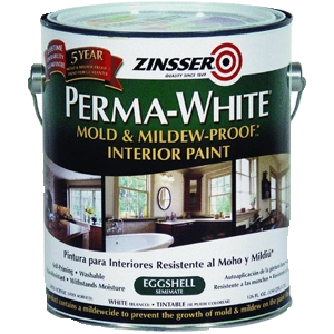 Zinsser Perma-White Mold&Mildew-Proof Interior Paint самогрунтующая для стен и потолков матовая, Белый, цена - купить в интернет-магазине в Москве и МО.!